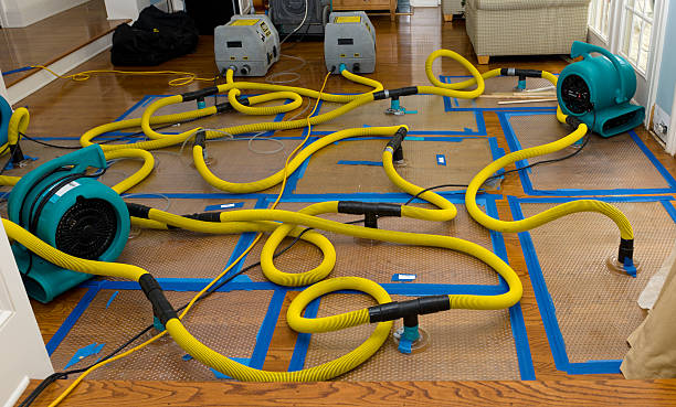 Professional Storm Water Damage Restoration technician working in Spartansburg, PA